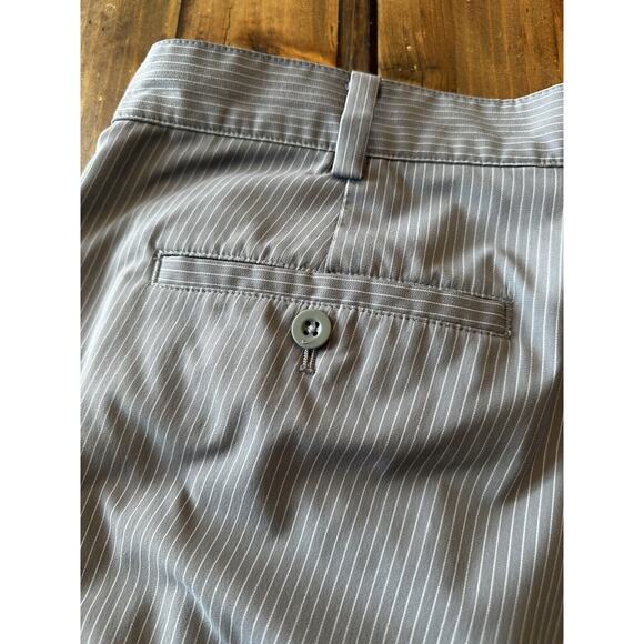 Nike Golf Dri Fit Pants Men’s Size 35 X 32 Striped Athletic Stretch Preppy Club - Picture 10 of 15